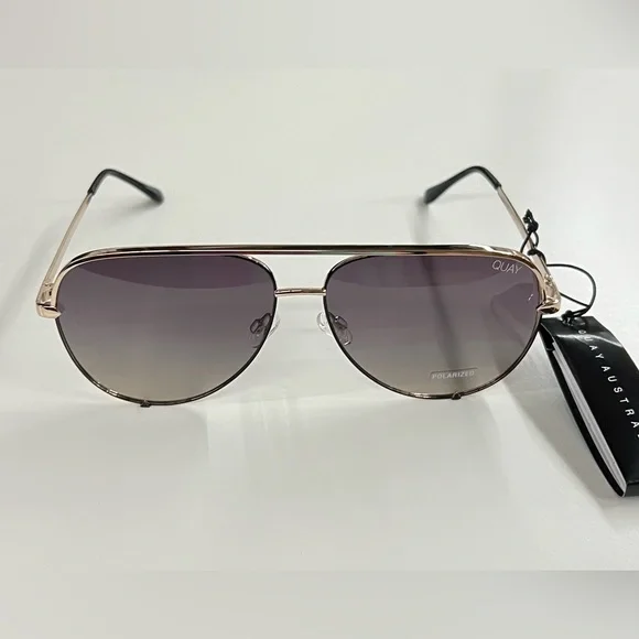 QUAY AUSTRALIA HIGH KEY -GLDBLK/BRN - Picture 4 of 7